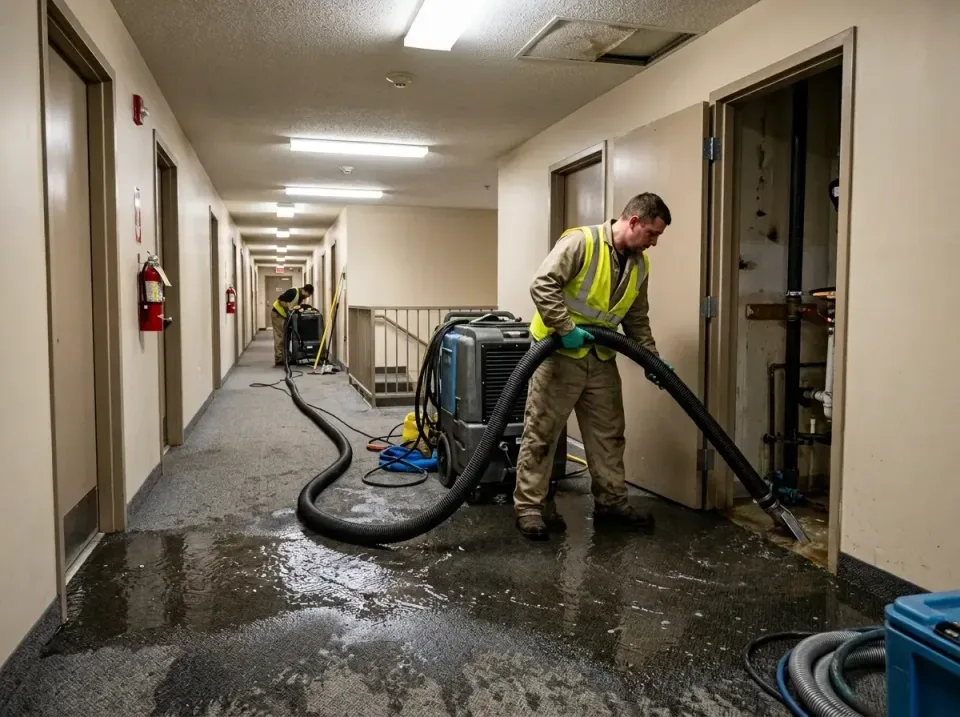 multi-unit-apartment-hallway-f-005 — frequently asked questions, Emergency Burst Pipe Water Extraction & Removal in Brown St…